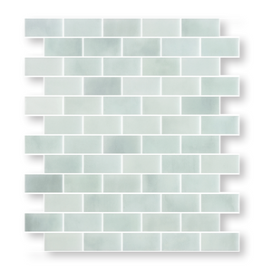 Apolo Lt green  1x2 Brick Satin tile sample
