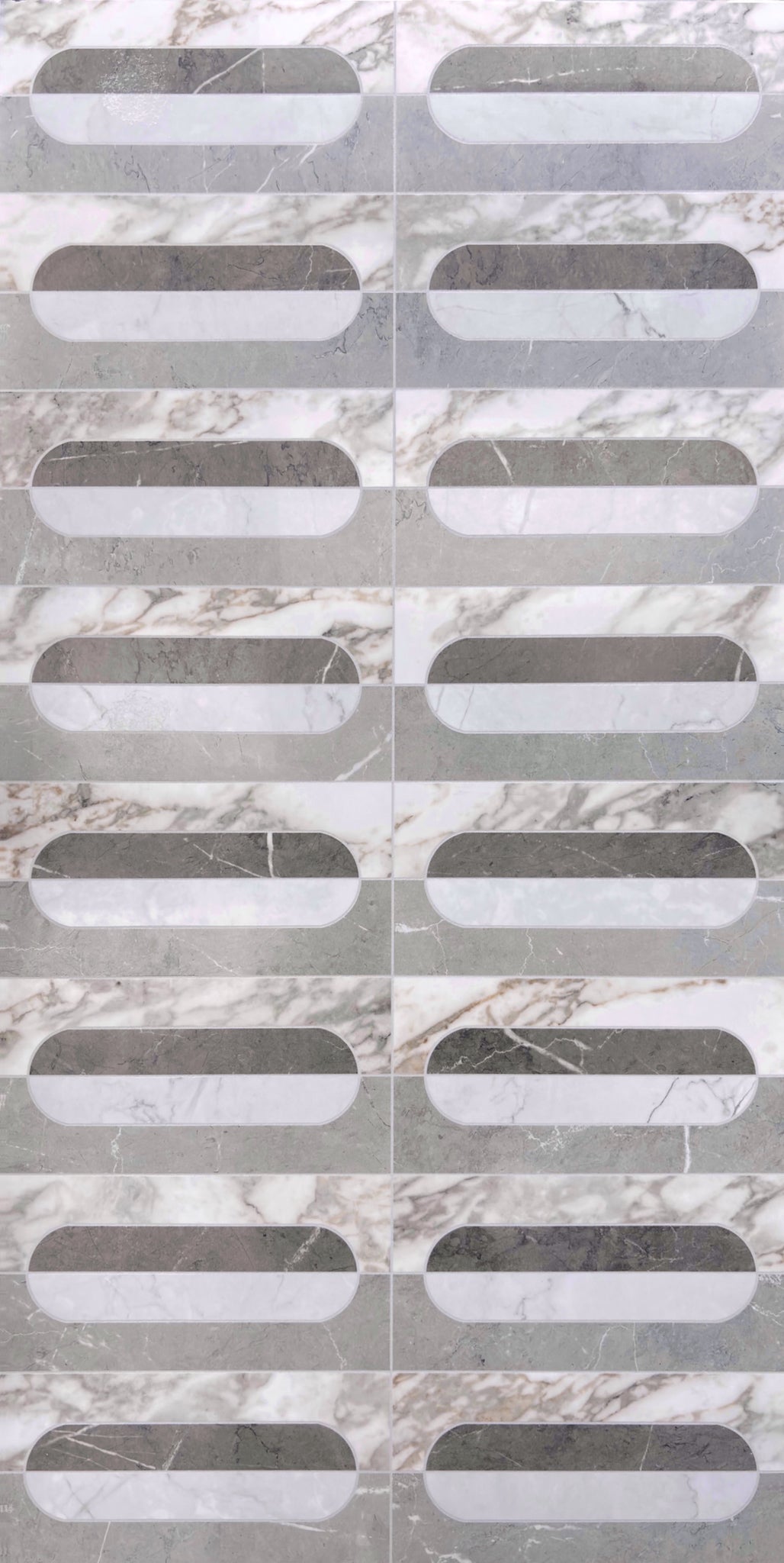Supremo Bianco Sequence 24x48 Satin Porcelain