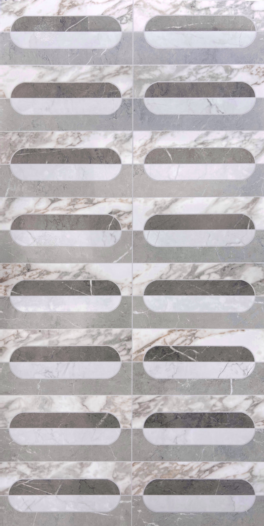 Supremo Bianco Sequence 24x48 Satin Porcelain
