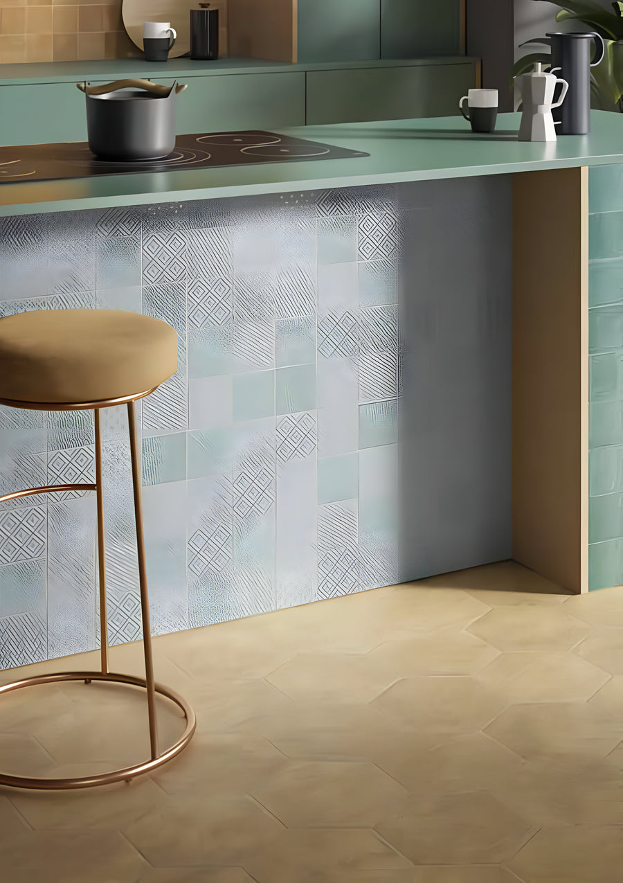 Coast Aqua 4X4 Deco Glossy Porcelain
