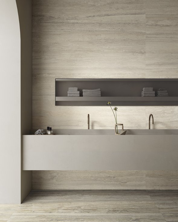 Perseo Beige 12x24 Polished Porcelain