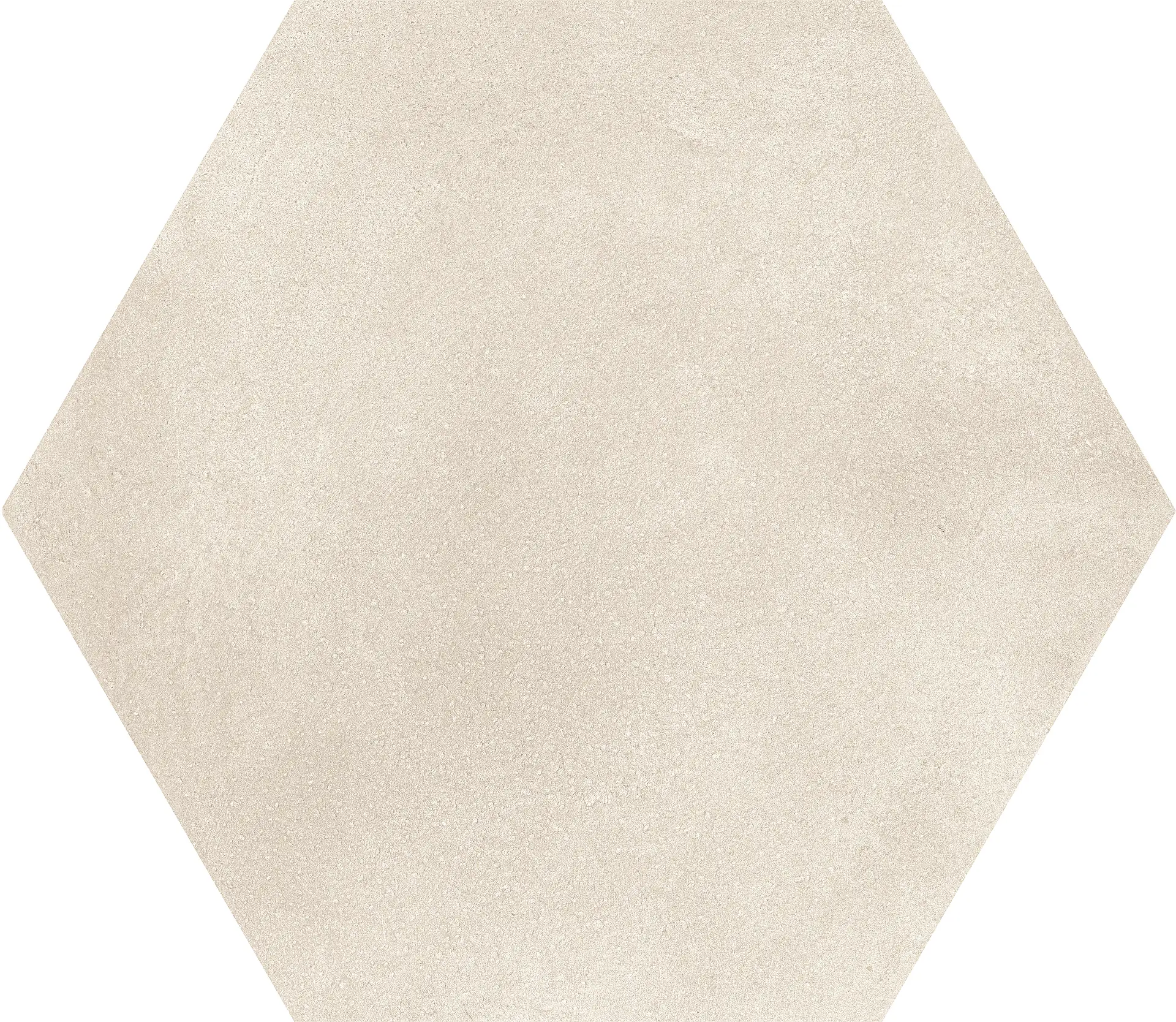 Turkey Beige 8″ Hex Matte