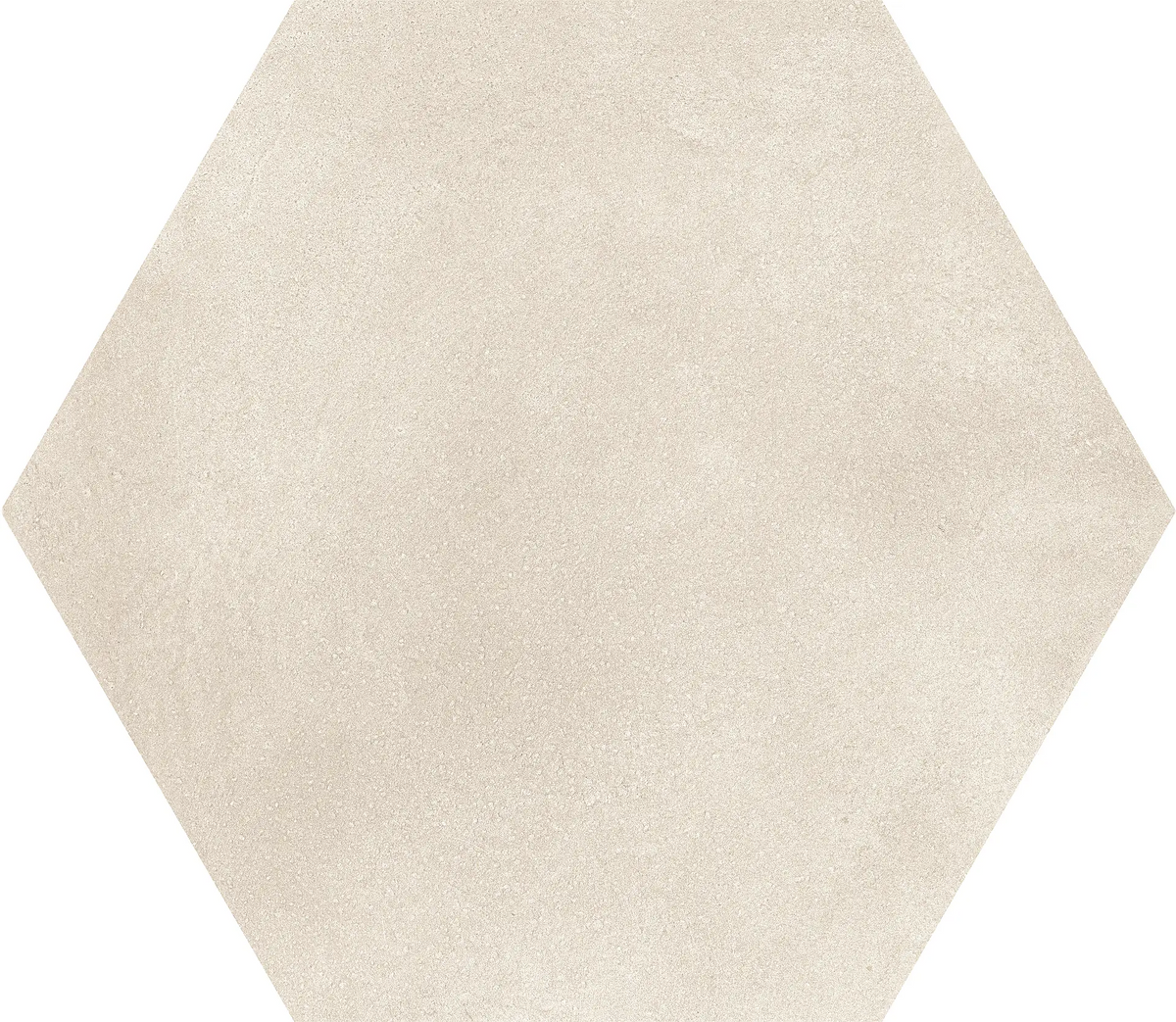 Turkey Beige 8″ Hex Matte tile sample