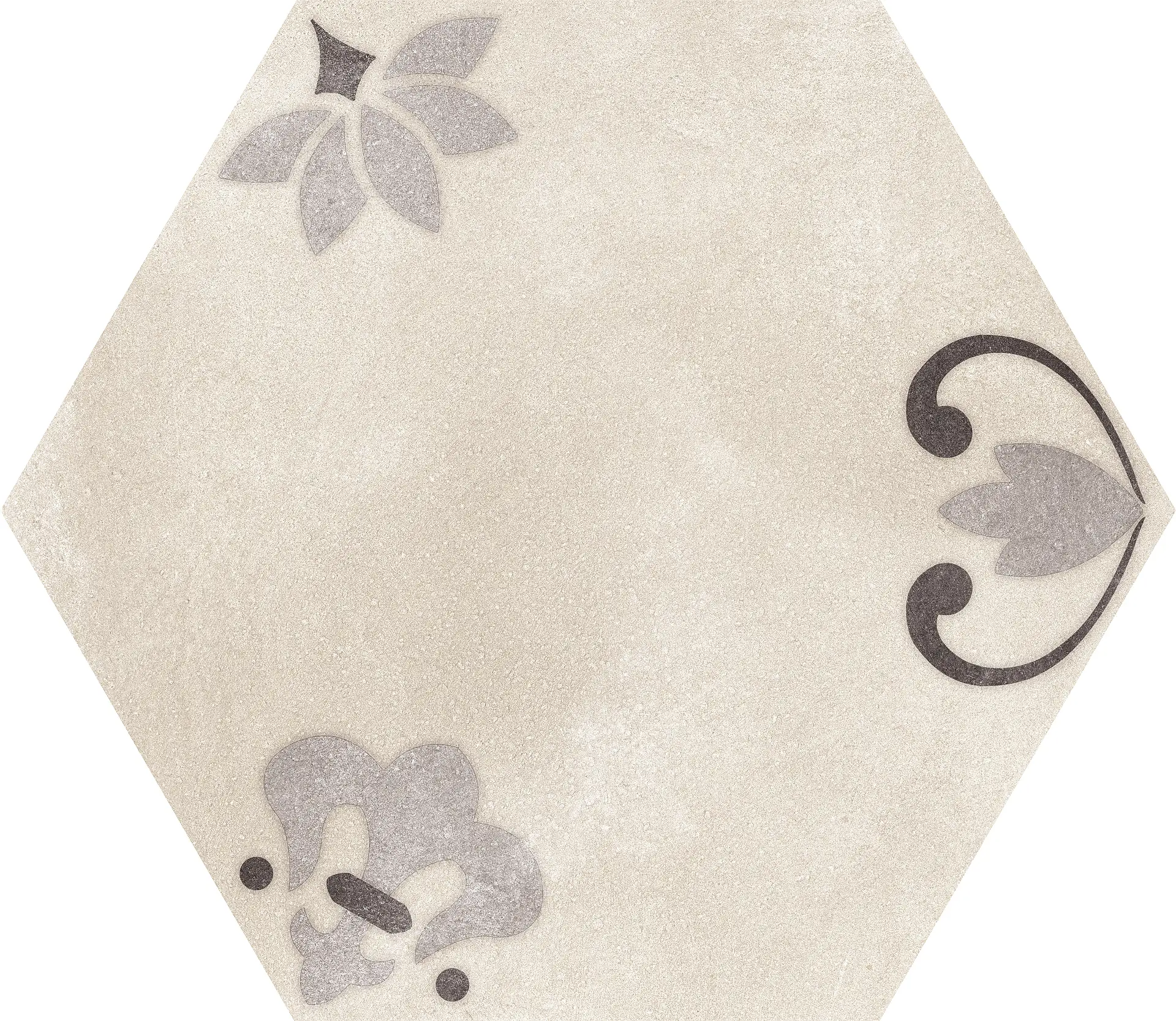 Turkey Beige Lily 8″ Hex Matte
