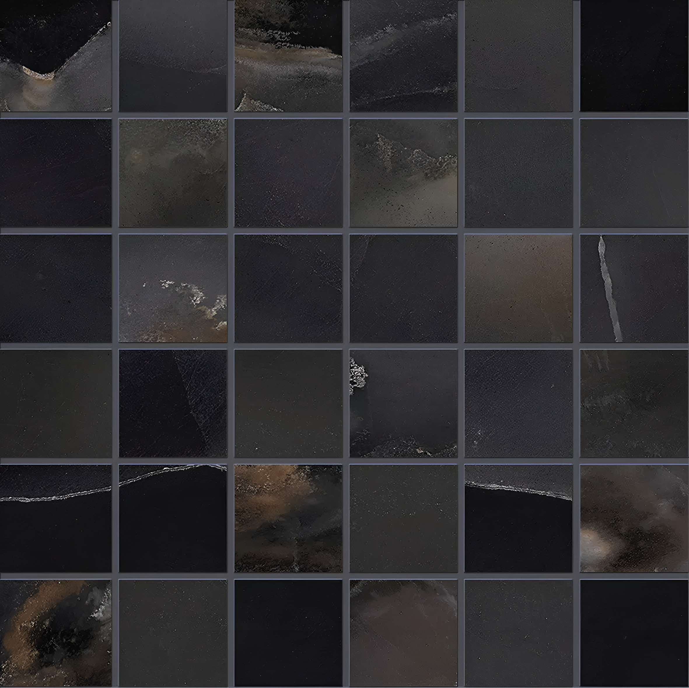 Onyx Black 2x2 Mosaic Matte