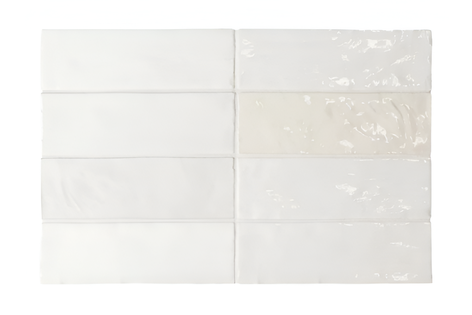 La Riviera 2.5x8 Blanc Zellige
