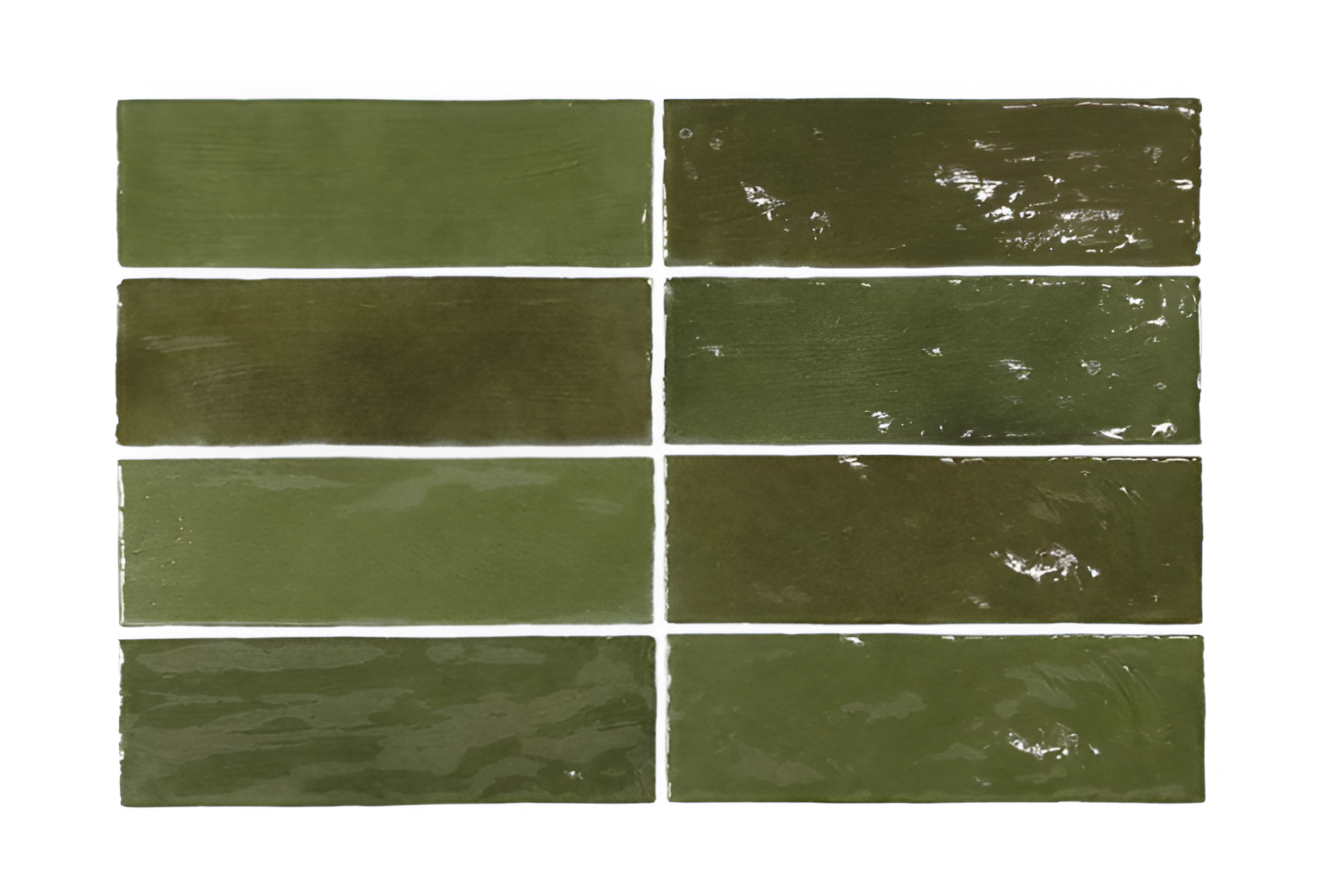 La Riviera 2.5x8 Botanical Green Zallige