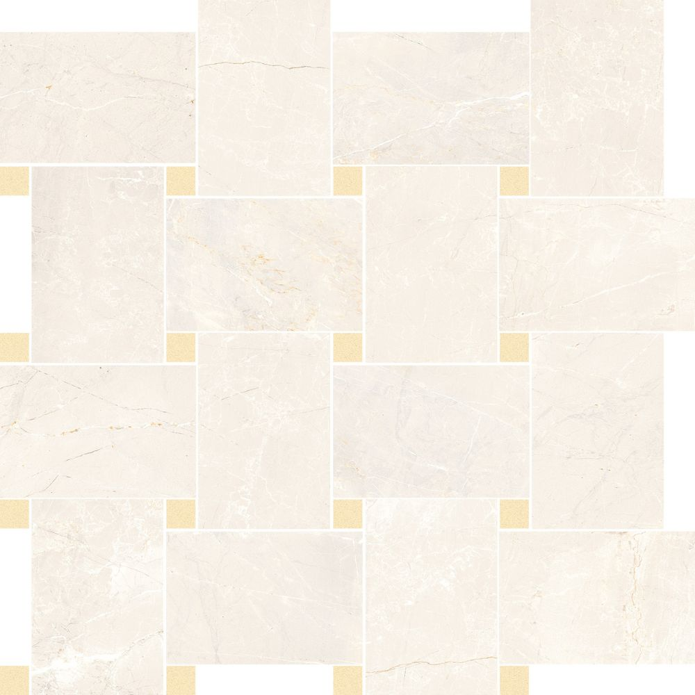 Silvia Ivory Basketweave Polished