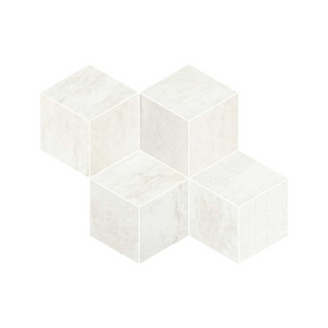 Prestigio Bianco Cube Mosaic Matte tile sample