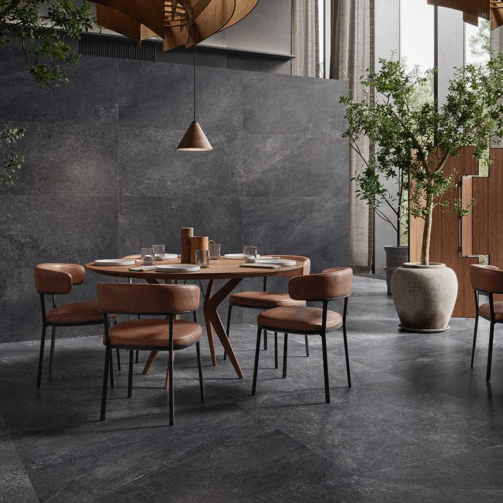Dolcino Black 24X24 Matte