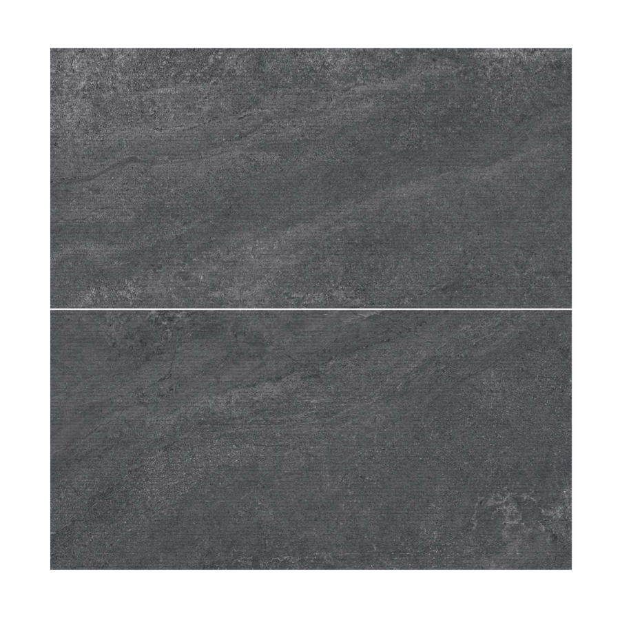 Dolcino Black 24X48 Structured Porcelain