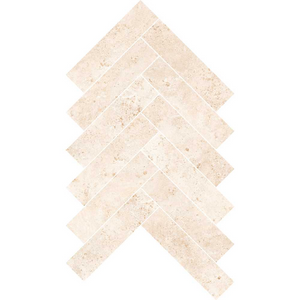 Grecia Beige 2X8 Herringbone Matte tile sample