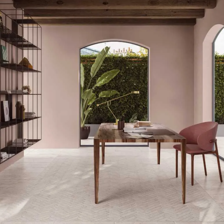 Grecia Blanco 2X8 Herringbone Matte