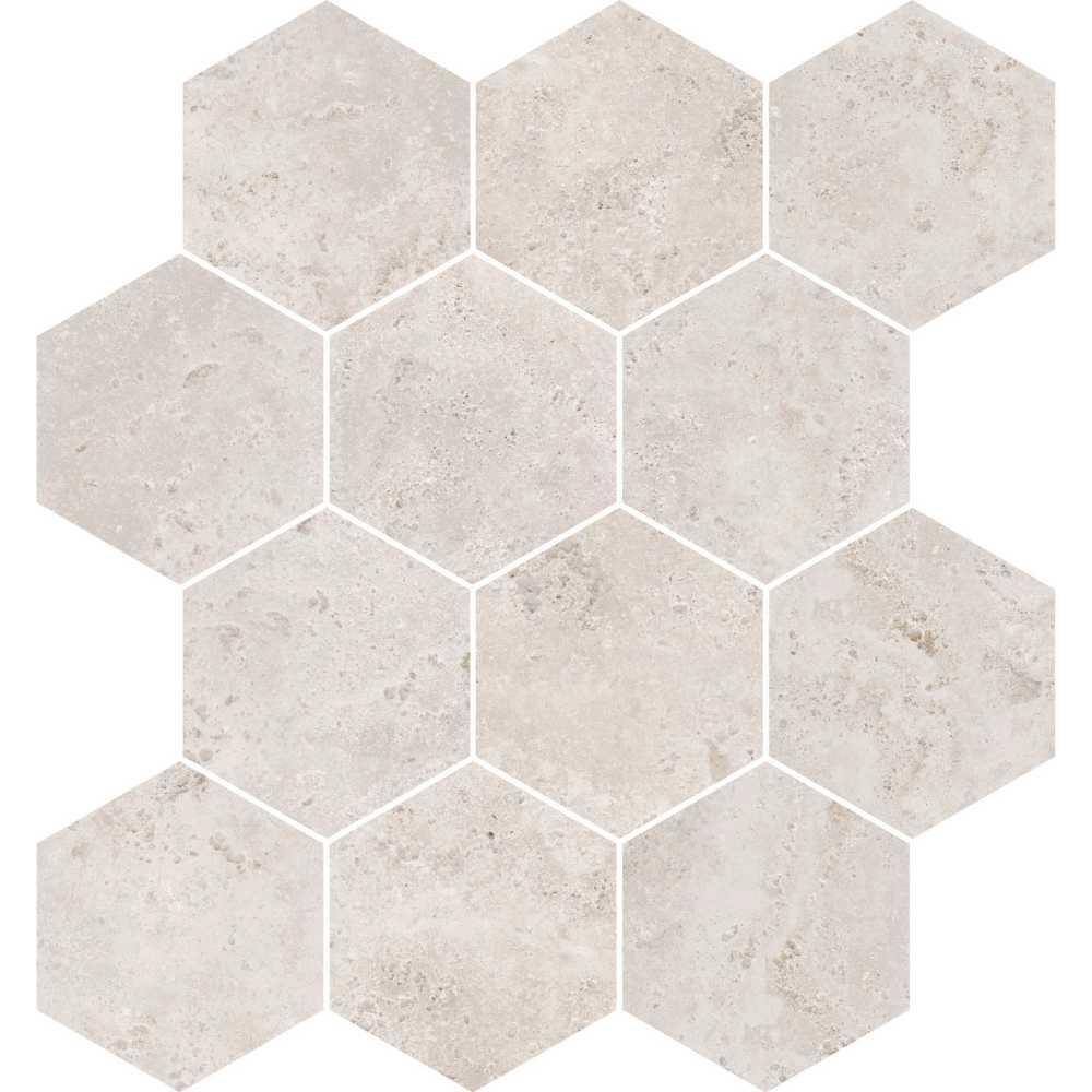 Grecia Gricio Hexagon Mosaic Matte