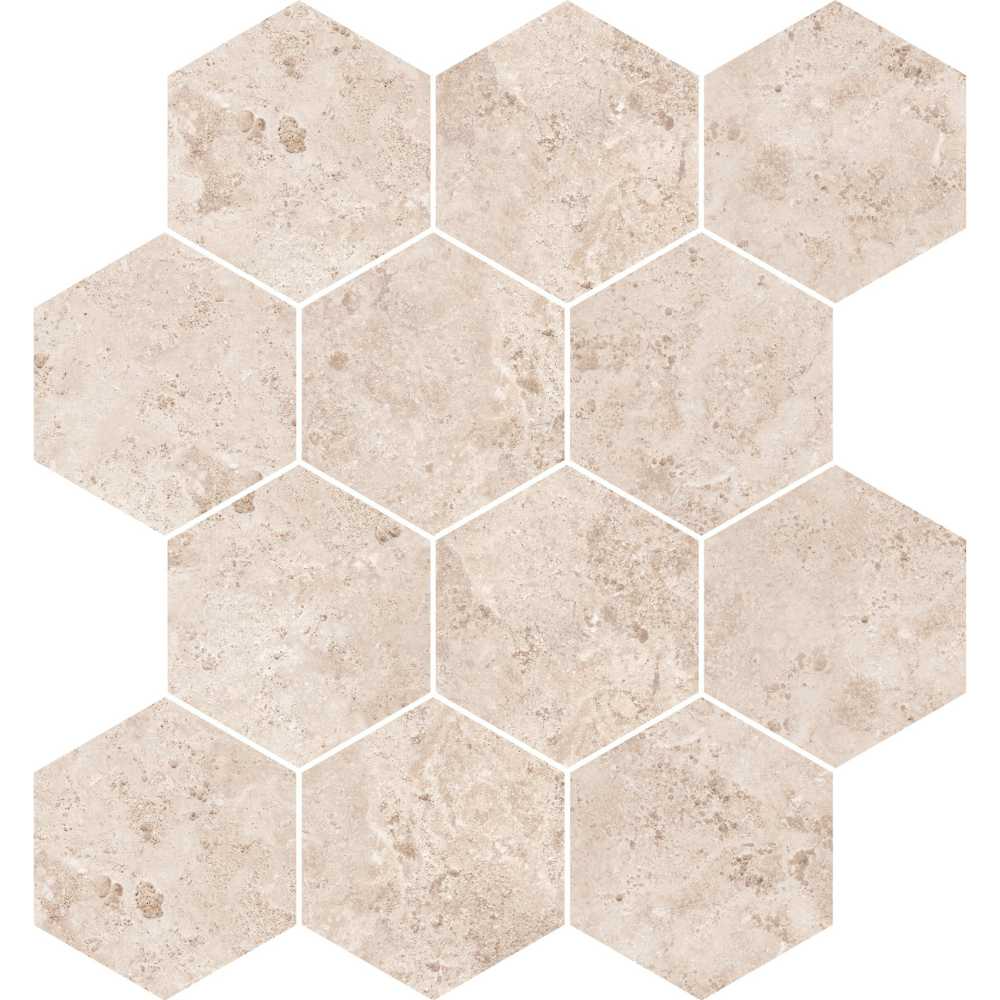 Grecia Tofi  Hexagon Mosaic Matte