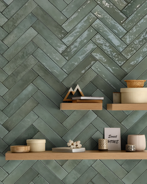 Cozy Forest 3X10 Glossy Porcelain tile sample