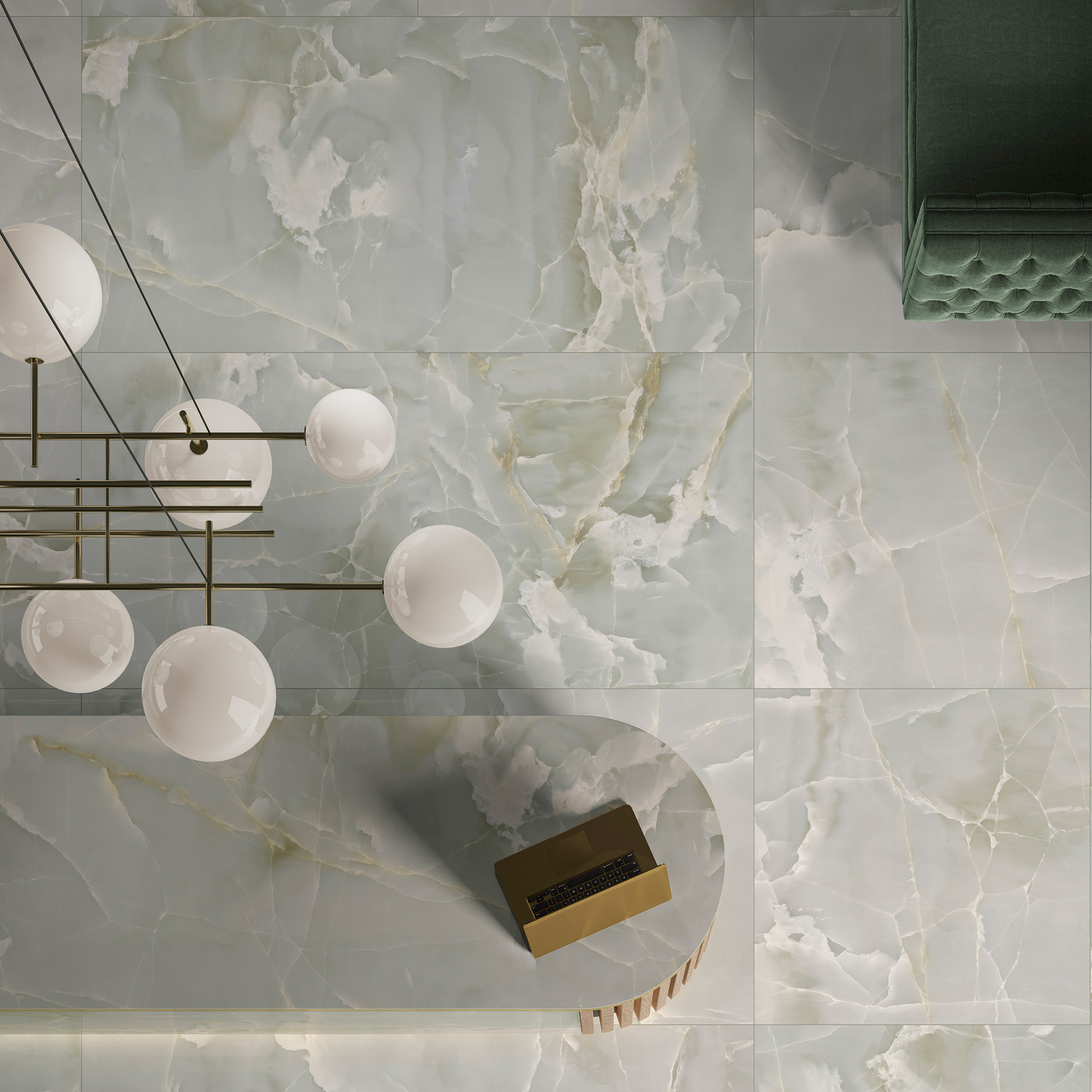 Olympus Aquamarina Polished Porcelain