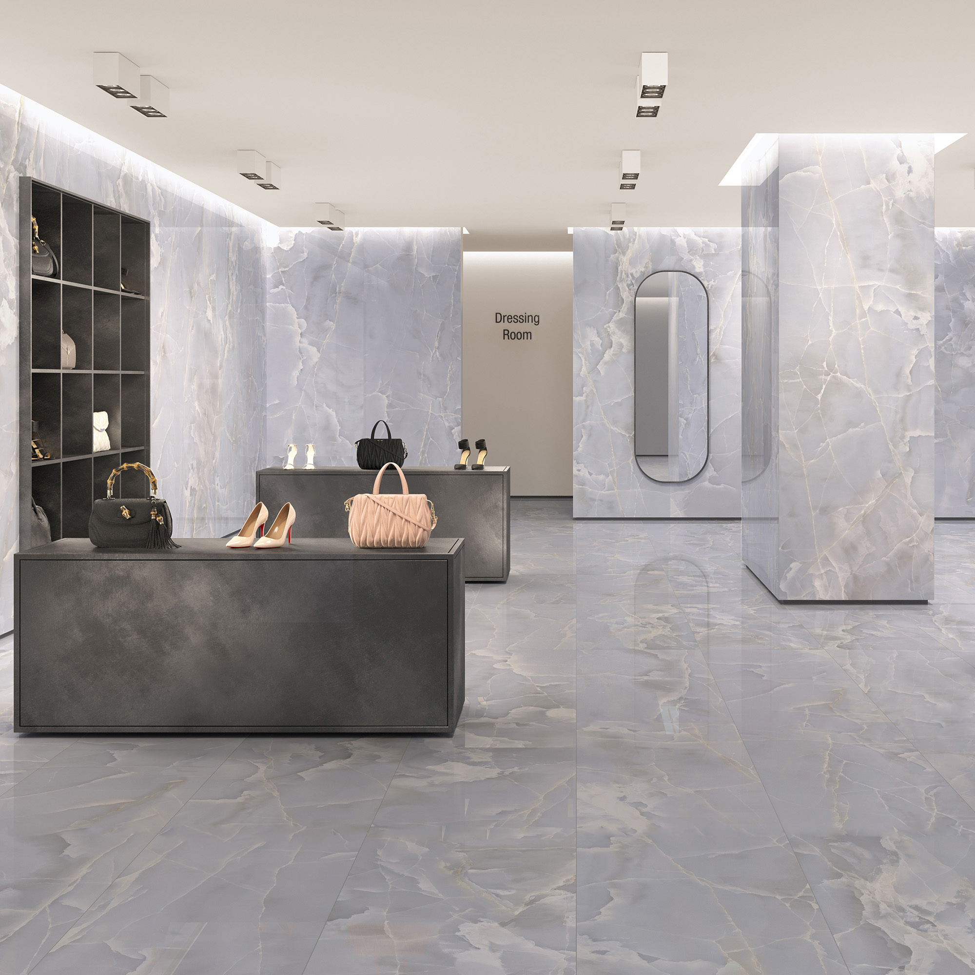 Olympus Azzurro Polished Porcelain
