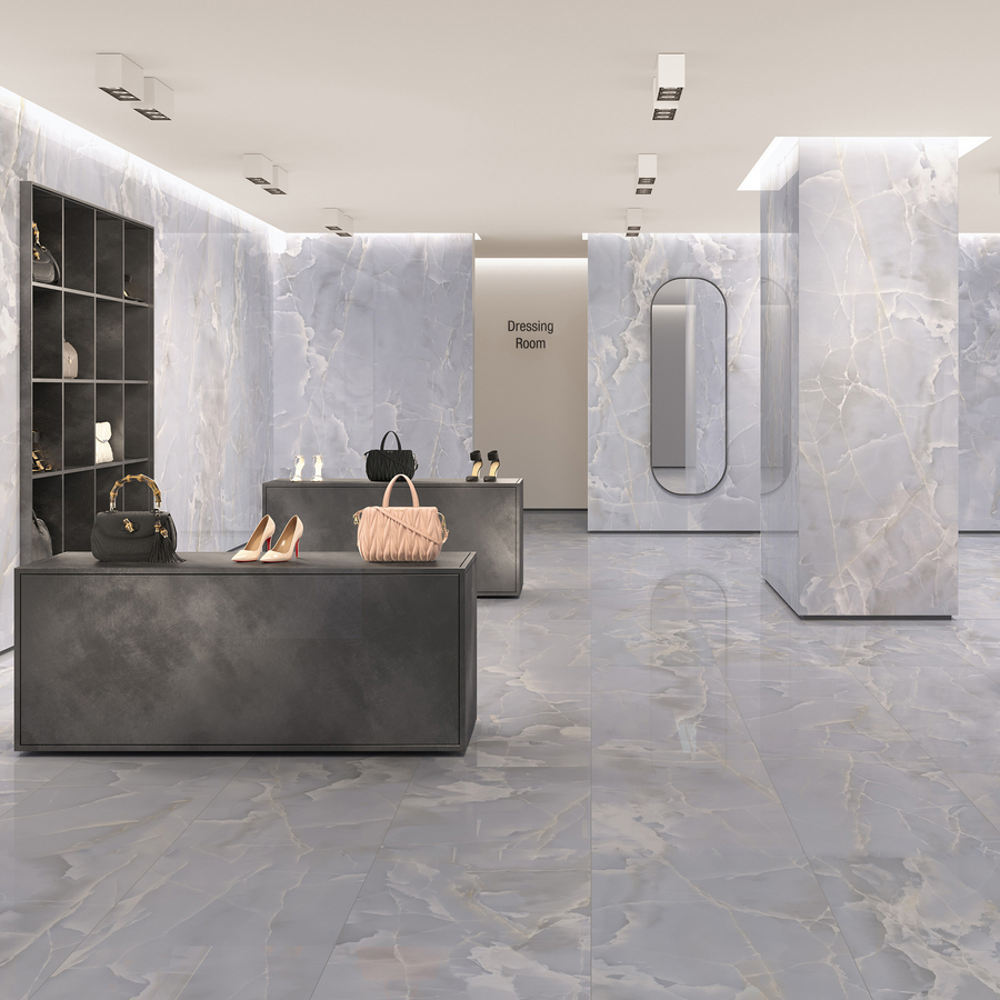 Olympus Azzurro Polished Porcelain