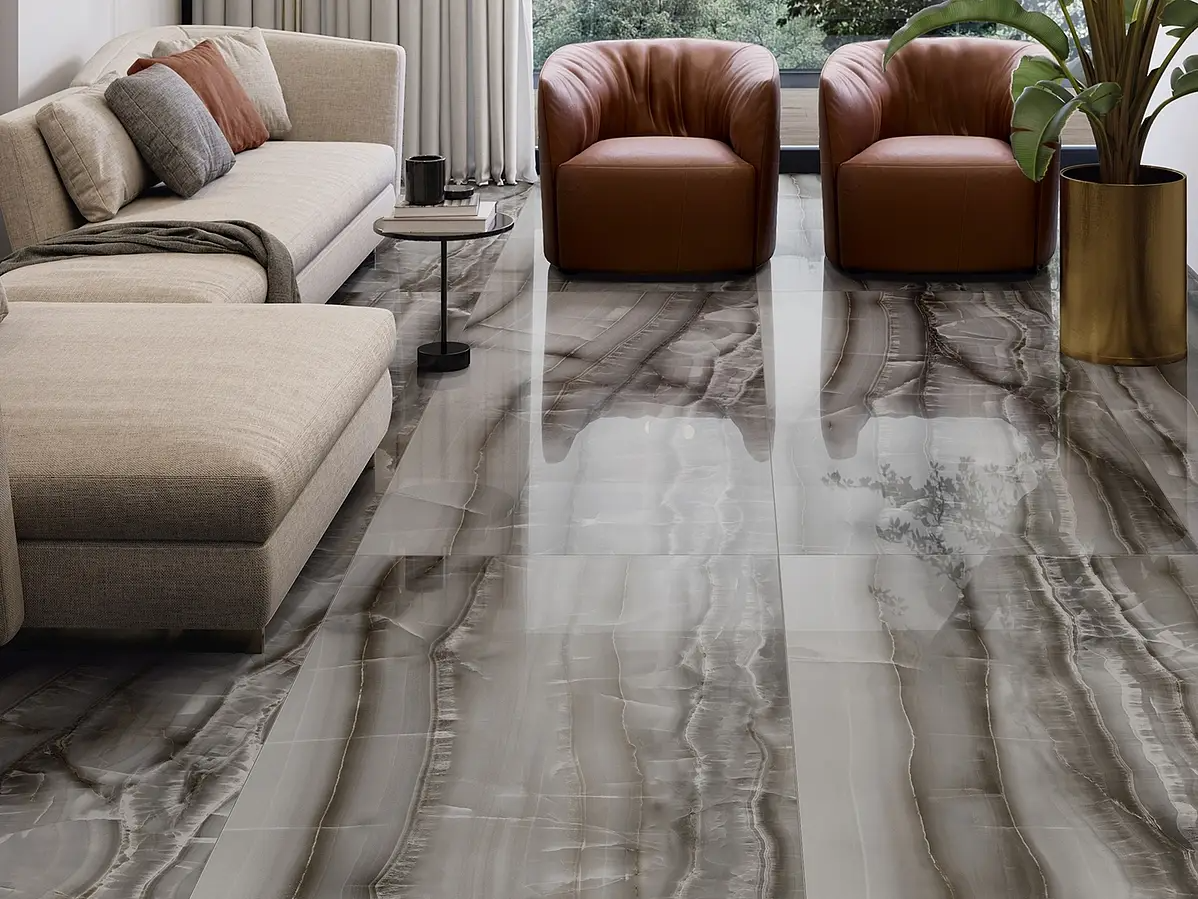 Onix Ocean 24X48 Matte Porcelain tile sample