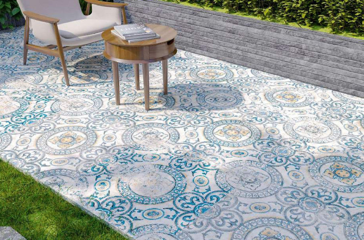 Marroqui Geometrisch 24x24 Porcelain Paver tile sample