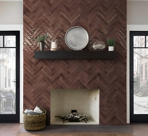 Cozy Grape 3X10 Glossy Porcelain tile sample