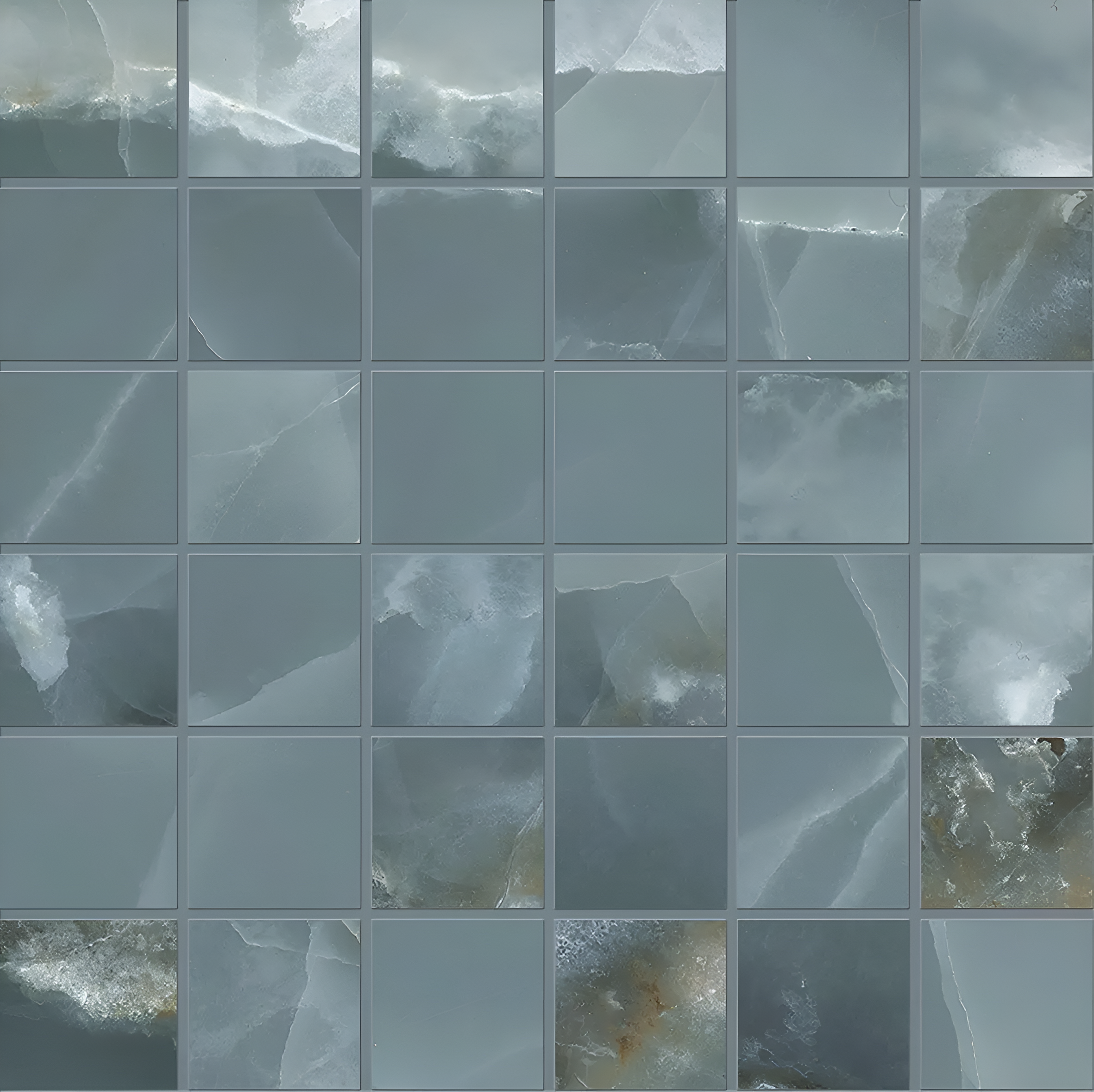 Onyx Green 2x2 Mosaic Matte