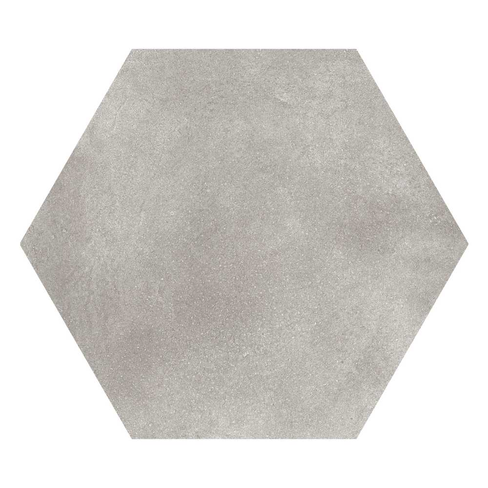 Turkey Grey 8″ Hex Matte
