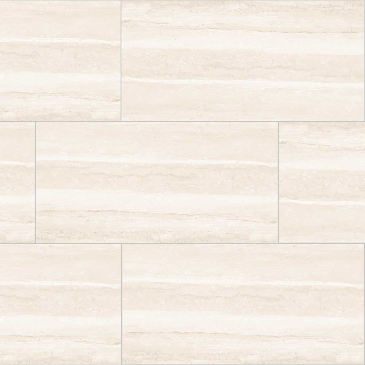 Hust Travertino Brown 24X48  Porcelain tile sample