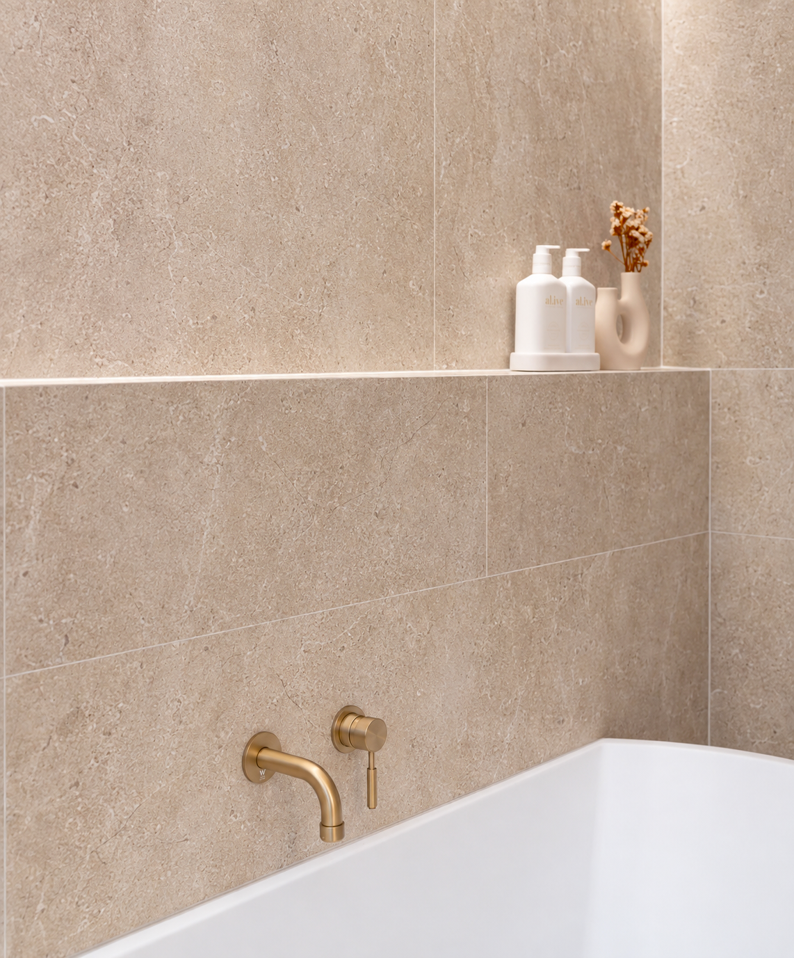Palermo Beige 24x48 Matte – porcelain tile, beige matte (1 of 3)