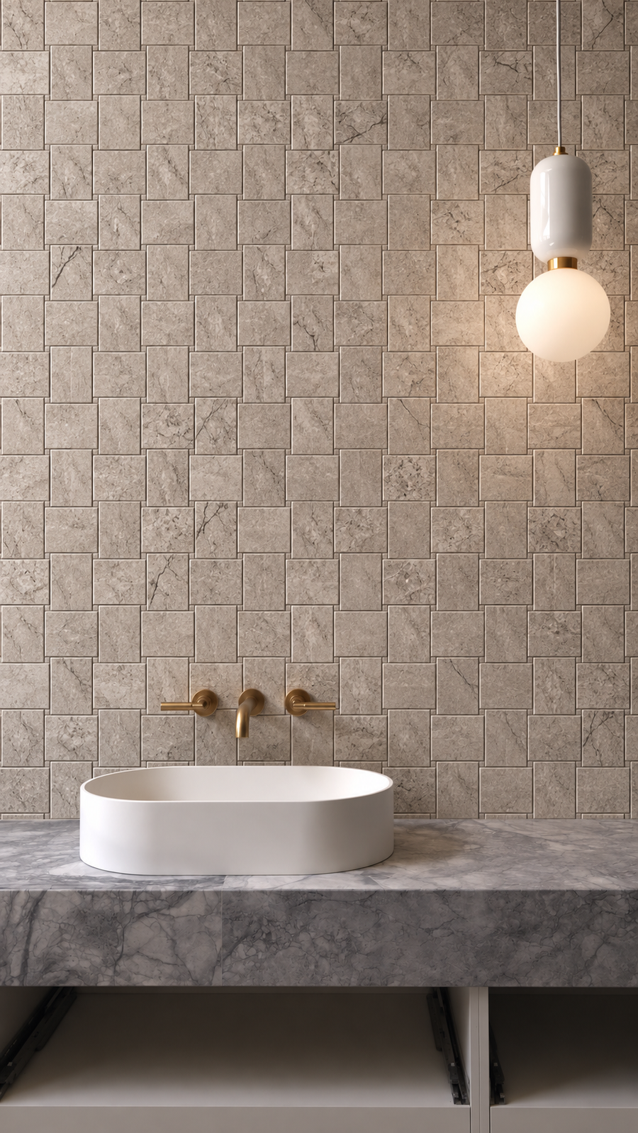 Palermo Grigio 2x2 Mosaic Matte