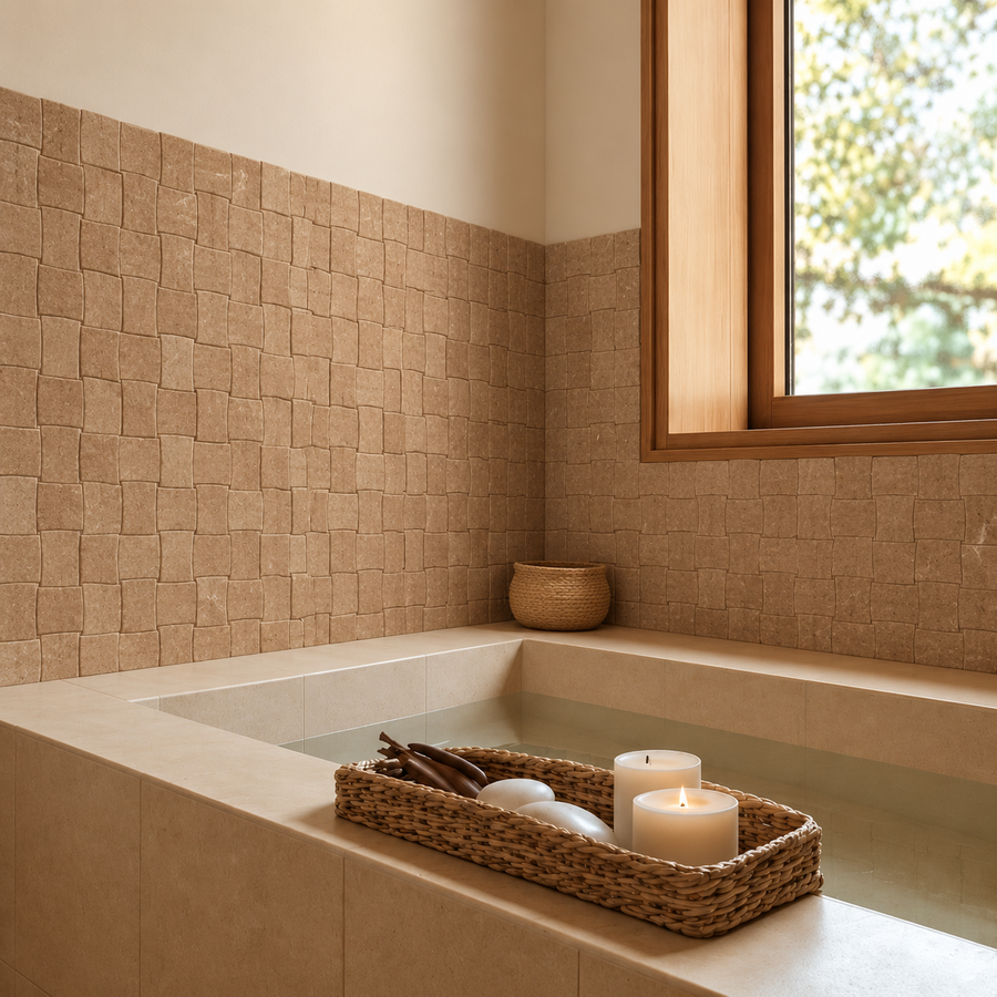 Palermo Visone 2x2 Mosaic Matte