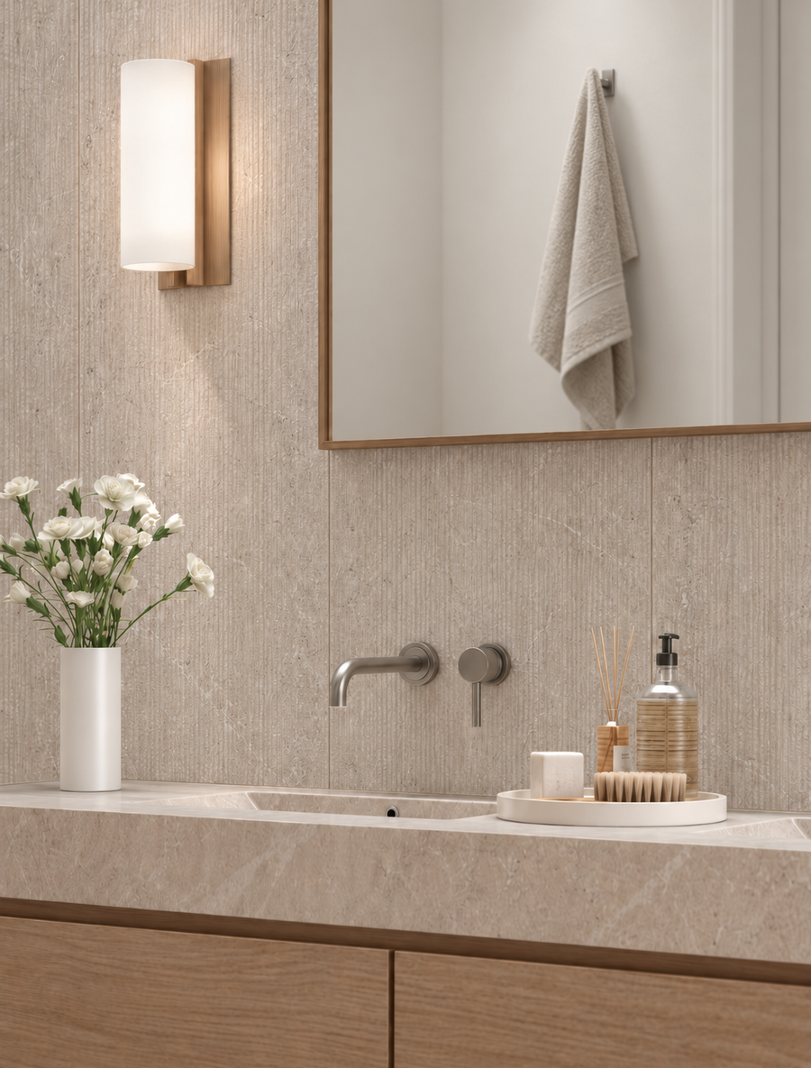 Palermo Beige 24x48 Matte Deco
