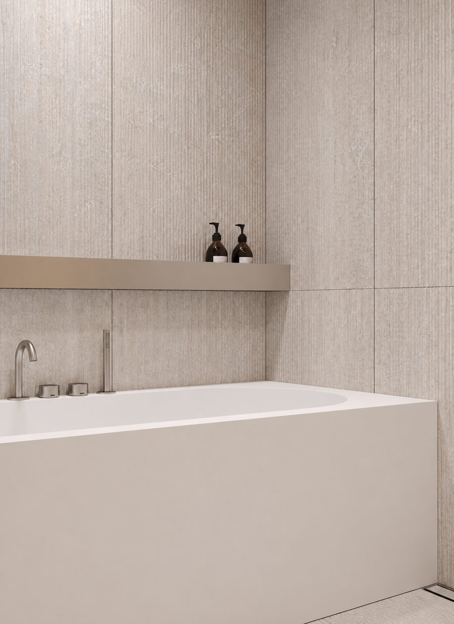 Palermo Bianco 24x48 Matte Deco