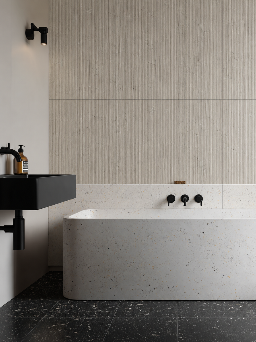 Palermo Grigio 24x48 Matte Deco