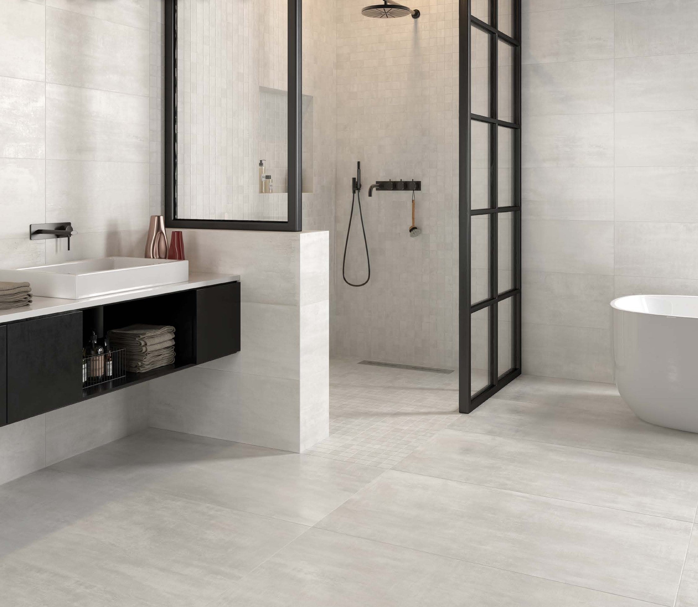 Roma Light  2X2 Mosaic Matte