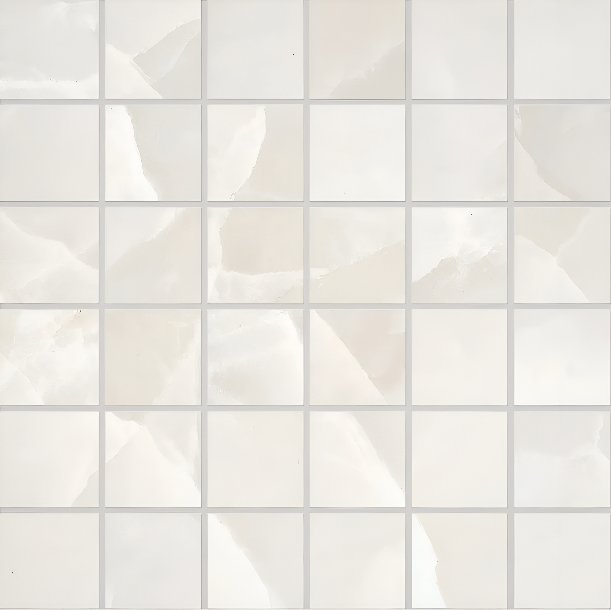 Onyx Ivory 2x2 Mosaic Matte