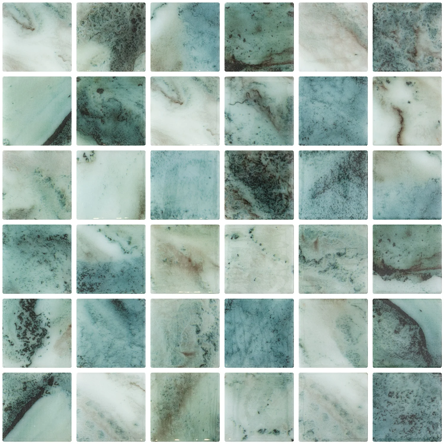 Bahamas Jade 2X2 Glossy
