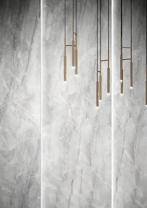 Silvia Lt Grey  12X24 Matte tile sample