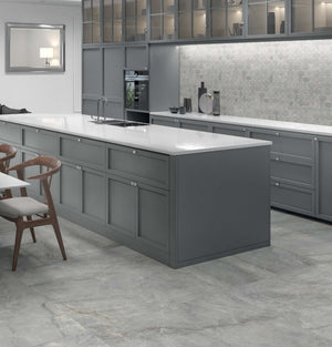 Silvia Lt Grey 12X24 Polished tile sample