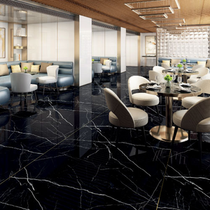 Markina Black 24x48 Porcelain tile sample