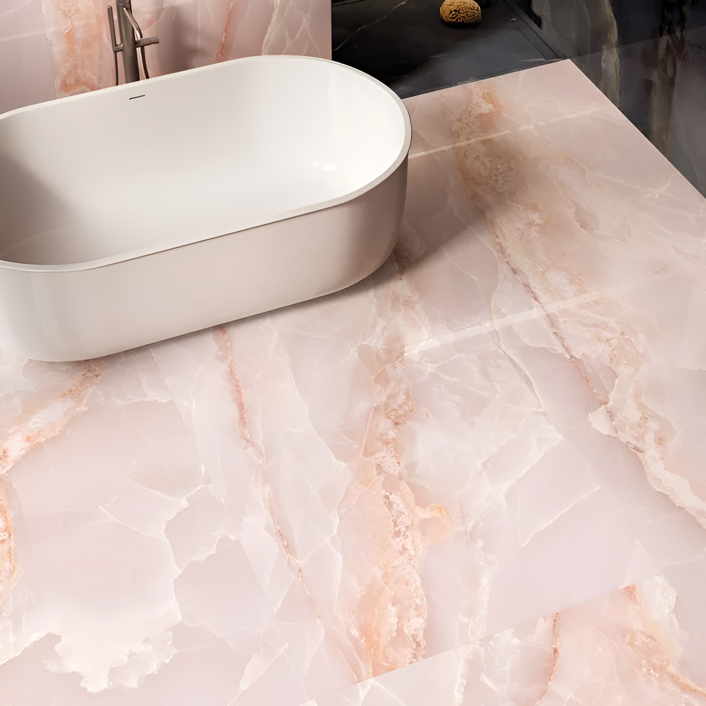 Onyx Pink 2x2 Mosaic Matte