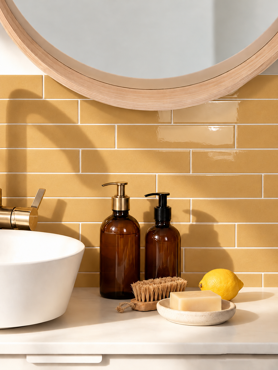 Murano Gold 3x12 Ceramic Glossy