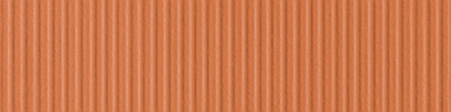 Murano Orange 3x12 Ceramic Structured Glossy SAMPLE