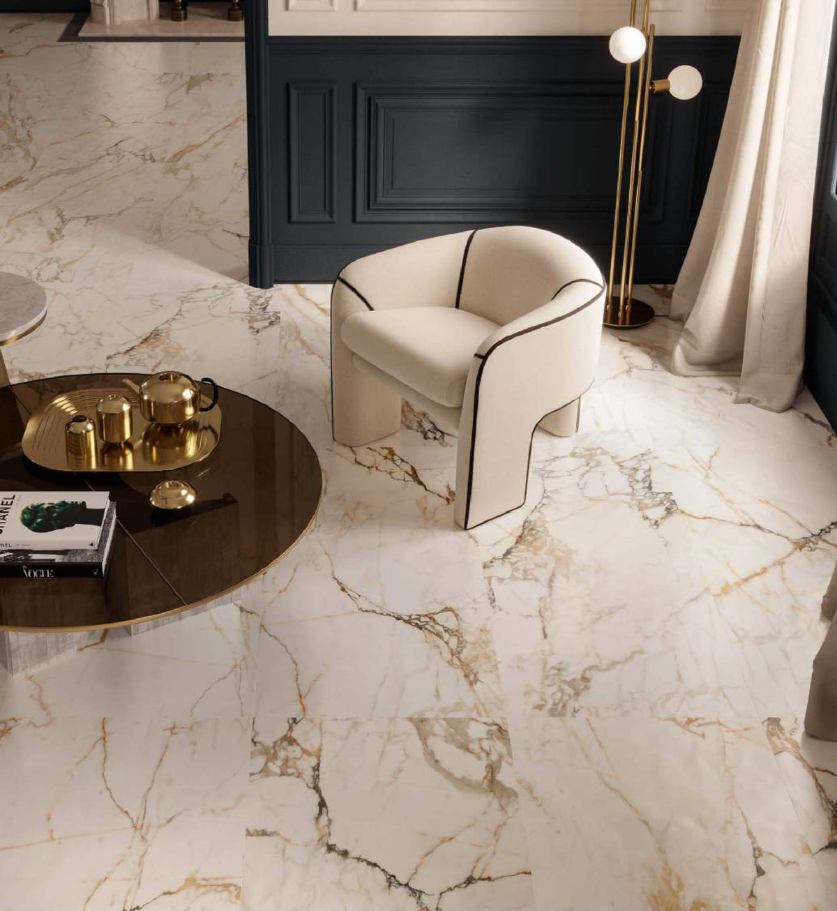 Toscana  Oro 12X24 Satin tile sample