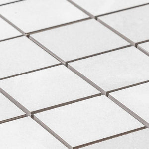 Onice Ivory White 2x2 Mosaic Matte – porcelain mosaic, ivory white matte (2 of 3)