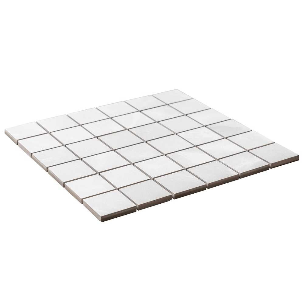 Onice Ivory White 2x2 Mosaic Matte – porcelain mosaic, ivory white matte (3 of 3)