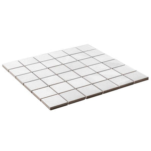 Onice Ivory White 2x2 Mosaic Matte – porcelain mosaic, ivory white matte (3 of 3)