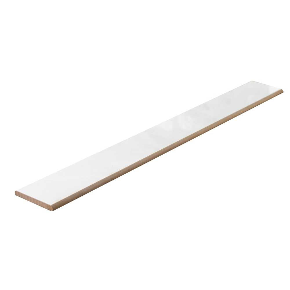 Onice Ivory White 3x24 Polished Bullnose – porcelain tile, ivory white polished (3 of 3)