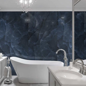 Onice Ocean Blue 12x24 Polished Porcelain – porcelain tile, ocean blue polished (1 of 3)